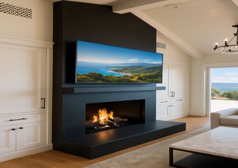 Granite Fireplace Surround in San Diego
